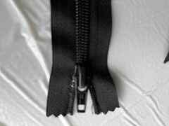 Cerniere lampo in nylon nero da Cm 20