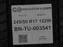 4 PNEUMATICI MICHELIN 245/55 R17 102W TU003541