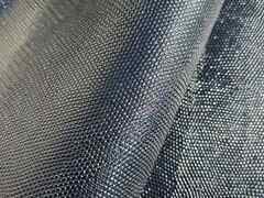 Pelle di vitello nero stampata lucertola