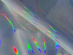 Pelle colore madreperla effetto ologramma