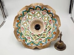 Lampadario Ceramica Vietrese Traforato