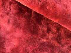 Pelle di shearling rosso