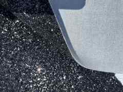Glitter colore nero per calzatura e pelletteria