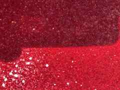 Glitter colore rosso per calzatura e pelletteria