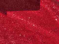 Glitter colore rosso per calzatura e pelletteria