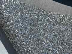 Tessuto glitter colore argento per Artigianato