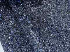 Glitter colore bleu per calzatura e pelletteria