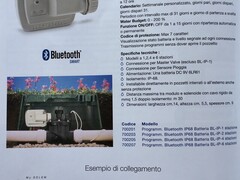 Programmatore Bluetooth per irrigazione a batteria