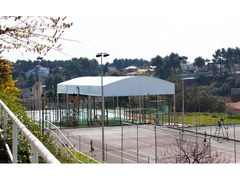 Copertura per campi da padel