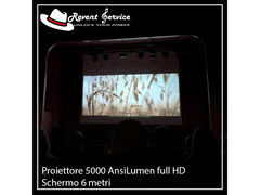 NOLEGGIO PROIETTORE PROFeSSIONALE MILANO -LOMBARDIA -5000 LUMEN