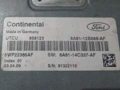 ECU FORD FIESTA 1.4 8A6112B565AF 5WP22365AF SW8A6114C337AF