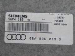 ECU CENTRALINA AUDI A3 1.6 SIEMENS 5WP419302 06A906019D