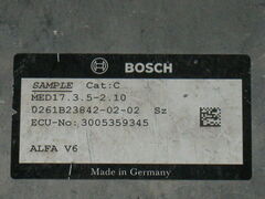 ECU ALFA GIULIA V6 BOSCH MED17 3 0261B23842 0202 3005359345