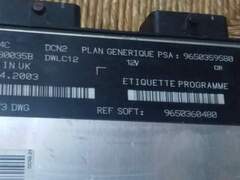 ECU CITROEN BERLINGO 1.9 9650360480 R04080035B 9650359580