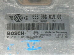 Ecu vw passat 1.9 tdi 038906019gq bosch 0281010941 edc15p+