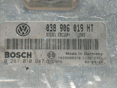 ECU SEAT IBIZA 1.9 TDI ,038906019HT, BOSCH 0281010947