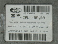 Ecu fiat palio magneti marelli iaw49fba 46769424 6160044701