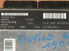 ECU DOBLO' 1.9 FIAT REF 46737473 DCU3F.003 80888B R04010036B