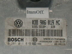 VW VOLKSWAGEN POLO 1.9 TDI 038906019NC, 038 906 019 NC