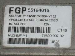 ECU LANCIA Y 1.3 JTD FGP 55194016 MJD 6JF.Y1 HW01C