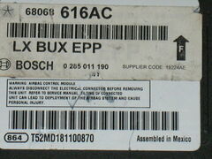 Ecu bosch 0285011190 airbag lancia thema 3.0 68068616AD
