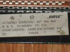 Amplificatore lancia lybra 2.4 jtd sw bose 46740686 (99-06)