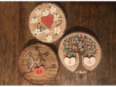 Bomboniere segnaposto in legno