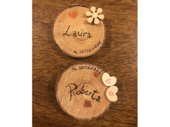 Bomboniere segnaposto in legno