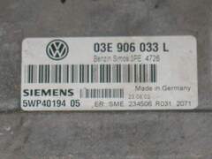Ecu volkswagen polo 1.2 5wp4019405 03e906033l simos 3pe pronta