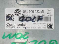 Ecu vw golf 1.6 tdi continental 5wp42691 aa 03l906023ml