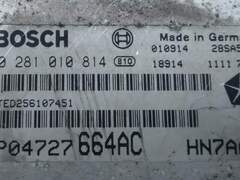 KIT ECU CHRYSLER VOYAGER 2.5 0281010814 P04727664AD HN7AAO