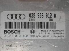 ECU AUDI A3 8L 1.9 TDI, BOSCH 0281010120, 038906012A, 28SA4202
