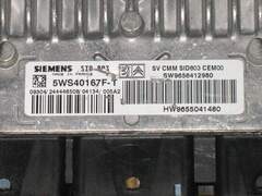 KIT ECU PEUGEOT 407 307 2.0 HDI 5WS40167F-T HW9055041480