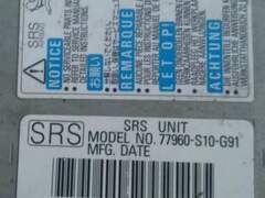 AIRBAG HONDA CRV CR-V SRS 77960S10G91 CEJ601749