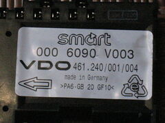 SMART Auto Fortwo 450 W450 Sam ZEE Fusebox ECU 0006090V003
