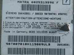 Ecu airbag renault espace iii 3 siemens matra 6025313596f