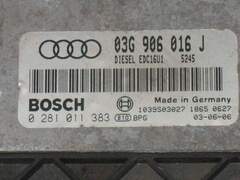 ECU AUDI A3 1.9 TDI BOSCH 0281011383 03G906016J EDC16U1