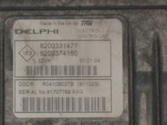 ECU RENAULT CLIO 1.5 DCI DELPHI R0410B027B 8200331477 8200374150
