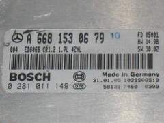 ECU MERCEDES VANEO 1.7CDI A6681530679 0281011149 0281011149