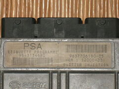 ECU PEUGEOT 206 1.4 SAGEM 216460874 9643134680 963770618005