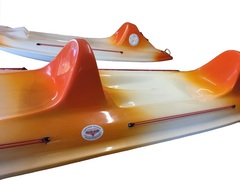 Canoa monoposto da mare ( NUOVA ! ) con schienale ALTO!