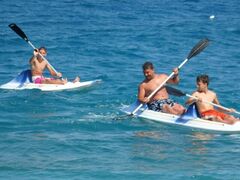 Canoa biposto da mare ( NUOVA ! ) con schienale ALTO!