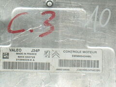 ECU CITROEN PEUGIOT VALEO J34P SW 9665424480 HW 9651696680