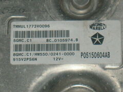 ECU CENTRALINA MOTORE 8GMC.C1 HW550 P05150604AB 5150604AB