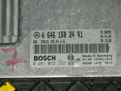 ECU MERCEDES E E220 2.2 0281012352 A6461502491 CR3.44 EDC16C2