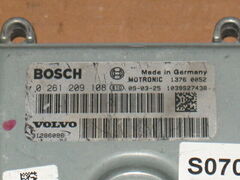 ECU CENTRALINA MOTORE VOLVO S60 S80 2.5 T 0261209108 31286086
