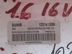 ECU OPEL ASTRA 1.6 16V Z16XEP 12211330 DUHB, HSFI-2.4