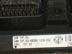 ECU CENTRALINA FIAT 1.2 IAW 59F.M5 HW023, HW305
