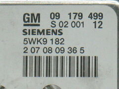 ECU CENTRALINA OPEL VECTRA 1.8 Z18XE 09179499 5WK9182 2070809365