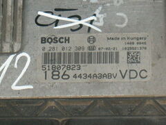 ECU FIAT MULTIPLA 1.9 JTD 0281012309 51807823 EDC16.C39